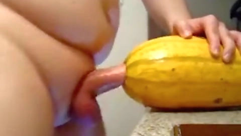 She gets fucked by a huge cock