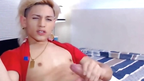 Slutty blonde melter with her sexy body