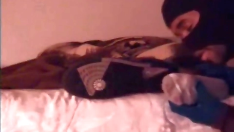 Two horny guys in sexy lingerie get douchebag