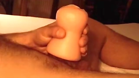 Sexy milf gets her pussy drilled by weapon