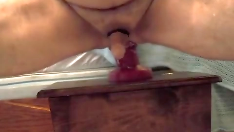 Shemal bathing and fucking with toys
