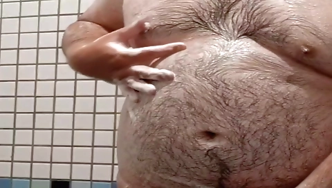 Showen the gym & facial cumshot