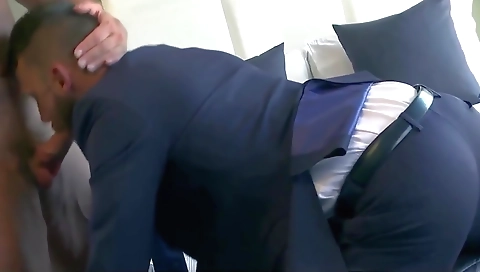 Ta pushed by a huge cock