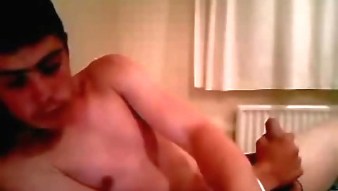 Sexy young brunette's wet pussy