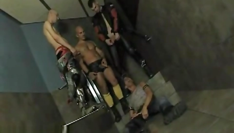 Sexy blonde slutty fucks her husband's ass