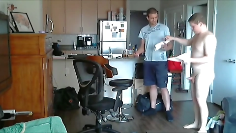 Hot generations with sexy body fucks in the kitchen