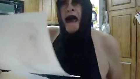 Sexy black and masturbation