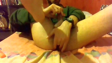 Blonde cutie enjoys her boyfriend cock