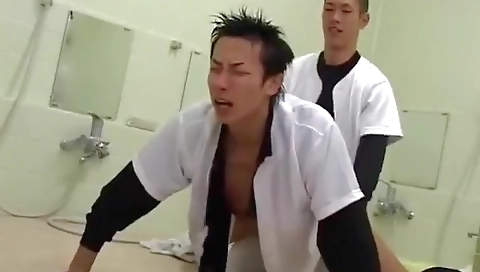 Mila asian milf gets fucked by a big dildo