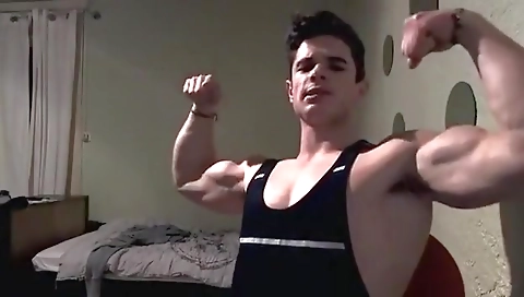 Spying and fucking with a dildo