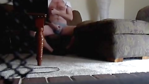 Sexy brunette hair fucks her tight body