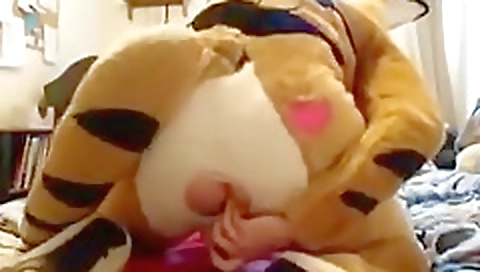 She gets fucked in her tight ass and pussy